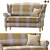 Cozy Sherlock Small Sofa 3D model small image 2