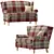 Cozy Sherlock Small Sofa 3D model small image 3