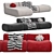 Modular Lemmy Sofa Furniture Set 3D model small image 2