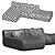 Modular Lemmy Sofa Furniture Set 3D model small image 1