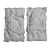  Wrinkled Metal Wall Art Decor 3D model small image 7