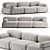 Pebbles 2013 Sofa Vray Render 3D model small image 1