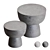 Concrete Magazine Tables, TurboSmooth Compatible 3D model small image 2