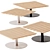 Modern Tribu Coffee Tables Collection 3D model small image 1