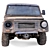 Vintage Off-Road SUV LuAZ 3D model small image 2