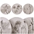 Gypsum Panel 400mm Diameter 3D model small image 1