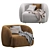 Divan.ru Vienso Beige Armchair 3D Model 3D model small image 5