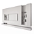 Minimalist TV Wall Unit with Floor Stand 3D model small image 3