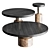 Torus Modern Side Table Set 3D model small image 2