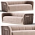 Stylish 4-Seater Phantom Sofa 3D model small image 1