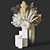 Pampas Gold Leaves Bouquet Set 3D model small image 5