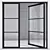 Modern Aluminium Door 171 3D model small image 1