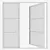 Modern Aluminium Door 171 3D model small image 5