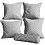 Ebb+Flow Inspired Pillow Set 3D model small image 7