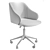 Ergonomic Grey Desk Chair 3D model small image 2