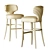 Sleek Modern Melody Bar Stool 3D model small image 3