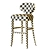 Sleek Modern Melody Bar Stool 3D model small image 4