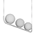  Modern Black & White Pendant 3D model small image 4