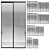 Aluminum Formato Partitions: Height Options 3D model small image 1