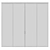 Aluminum Formato Partitions: Height Options 3D model small image 4