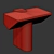 Sleek Minimalist Table Design 3D model small image 2