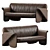 Modern De Sede Sofa Replica 3D model small image 1