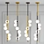 Sleek Spiral Pendant Light 3D model small image 2