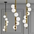 Sleek Spiral Pendant Light 3D model small image 4