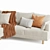 Elegant Bungalow Premium Sofa Set 3D model small image 5