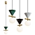 Field Aromas Pendant Lights 3D model small image 2