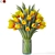 Elegant Floral Bouquet Model 3D model small image 1