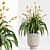 Set of Indoor Plants Icons 3D model small image 4