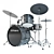 Drum Kit Roland 3D Model 3D model small image 2