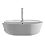 VitrA Geo White Washbasin 3D model small image 2