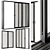 Metal Sliding Window Set 20 3D model small image 1