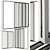 Metal Sliding Window Set 20 3D model small image 2