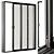 Metal Sliding Window Set 20 3D model small image 6