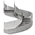 Sleek Spiral Staircase Model 3D model small image 2