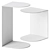 Modern Lago TELL Side Table 3D model small image 4