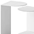 Modern Lago TELL Side Table 3D model small image 5