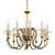 Vintage Italian Murano Glass Chandelier 3D model small image 1