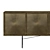 Luxury Aged Brass Sideboard 3D model small image 4