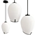 Equilibrio Pendant Light Collection 3D model small image 1