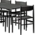 Rustic Dining Table Set 35 3D model small image 4