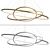 Modern Newport Gold Pendant Chandelier 3D model small image 1