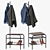 Urban Coat Rack 3D Model 3D model small image 1