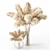 Dried Pampas Grass Vase Set 3D model small image 1