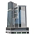 Urban Tower Glass Office Centre 3D model small image 3