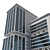 Urban Tower Glass Office Centre 3D model small image 6