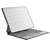 Sleek White iPad Pro Keyboard 3D model small image 6